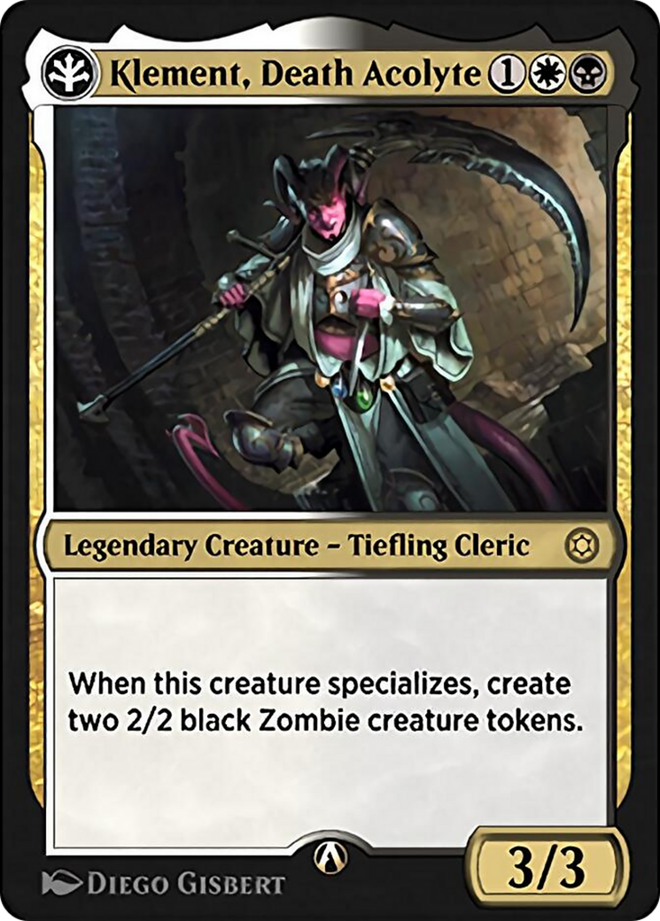 Klement, Death Acolyte  [Alchemy Horizons: Baldur's Gate]