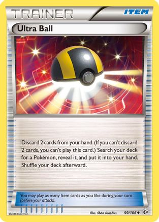 Ultra Ball (99/106) [XY: Flashfire] Reverse Holofoil