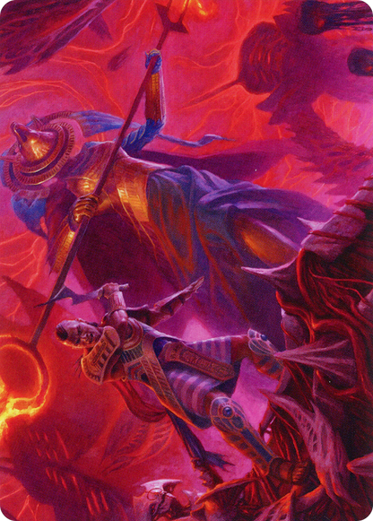 Djeru and Hazoret // Djeru and Hazoret  [March of the Machine Art Series] (Borderless) Foil