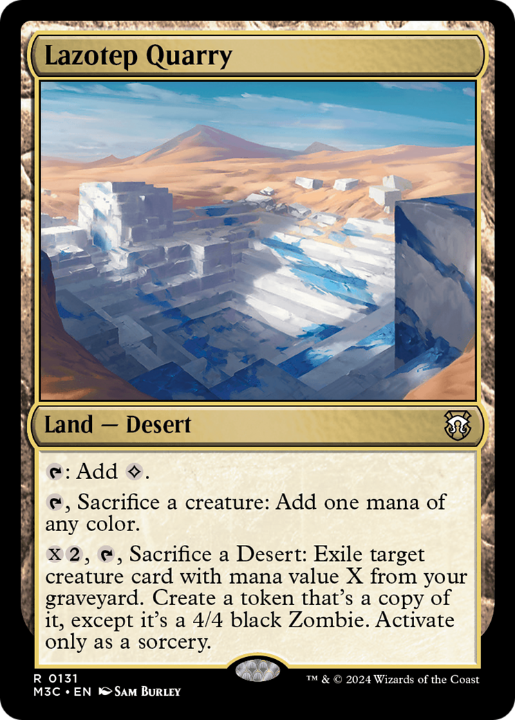 Lazotep Quarry (Extended Art) [Modern Horizons 3 Commander] Foil