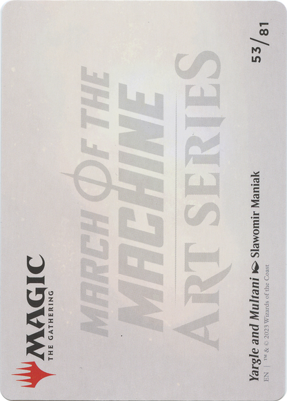 Yargle and Multani // Yargle and Multani  [March of the Machine Art Series] (Borderless)