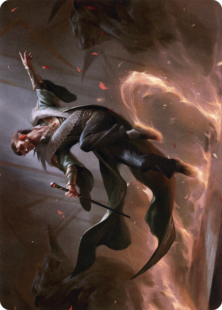 Fleetfoot Dancer // Fleetfoot Dancer  [New Capenna Art Series] (Borderless) Foil
