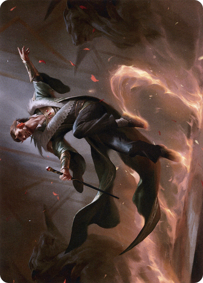 Fleetfoot Dancer // Fleetfoot Dancer  [New Capenna Art Series] (Borderless) Foil