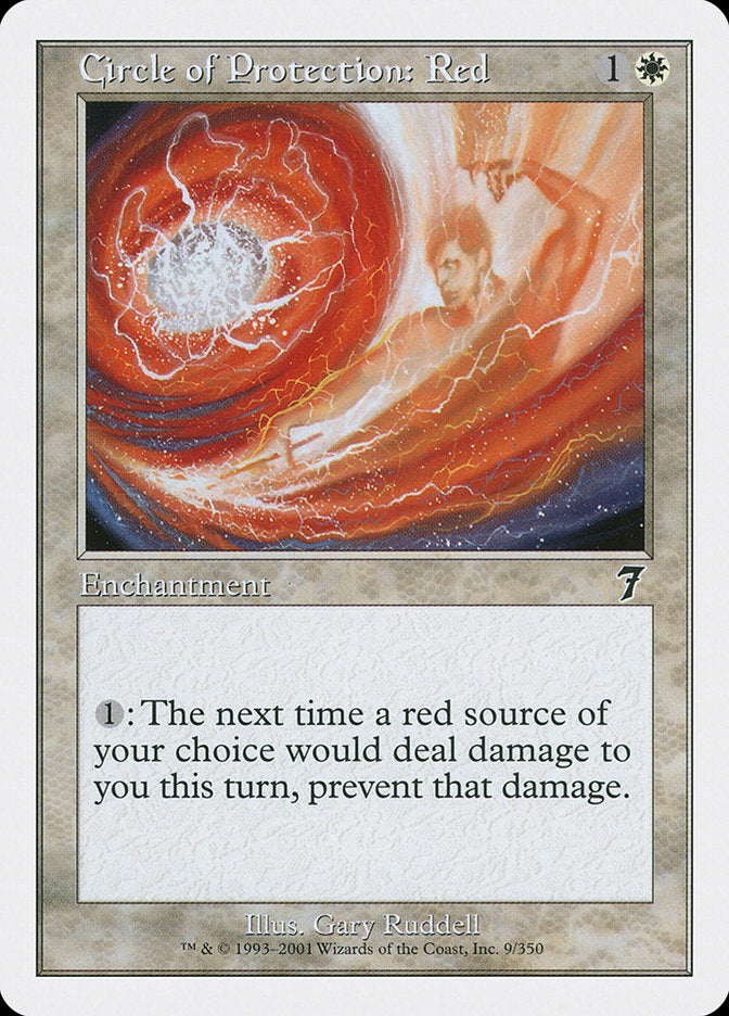 Circle of Protection: Red [Seventh Edition] Foil