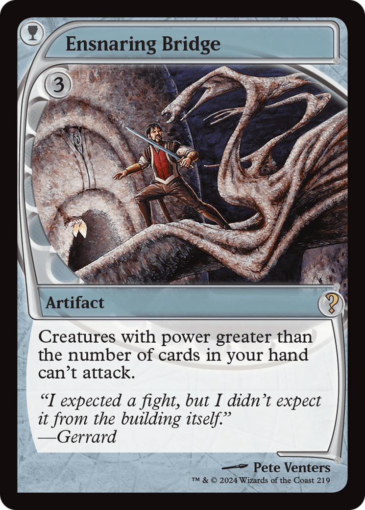 Ensnaring Bridge (Future Sight) [Mystery Booster 2] Foil