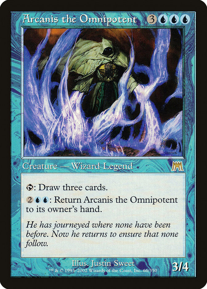 Arcanis the Omnipotent [Onslaught] Foil