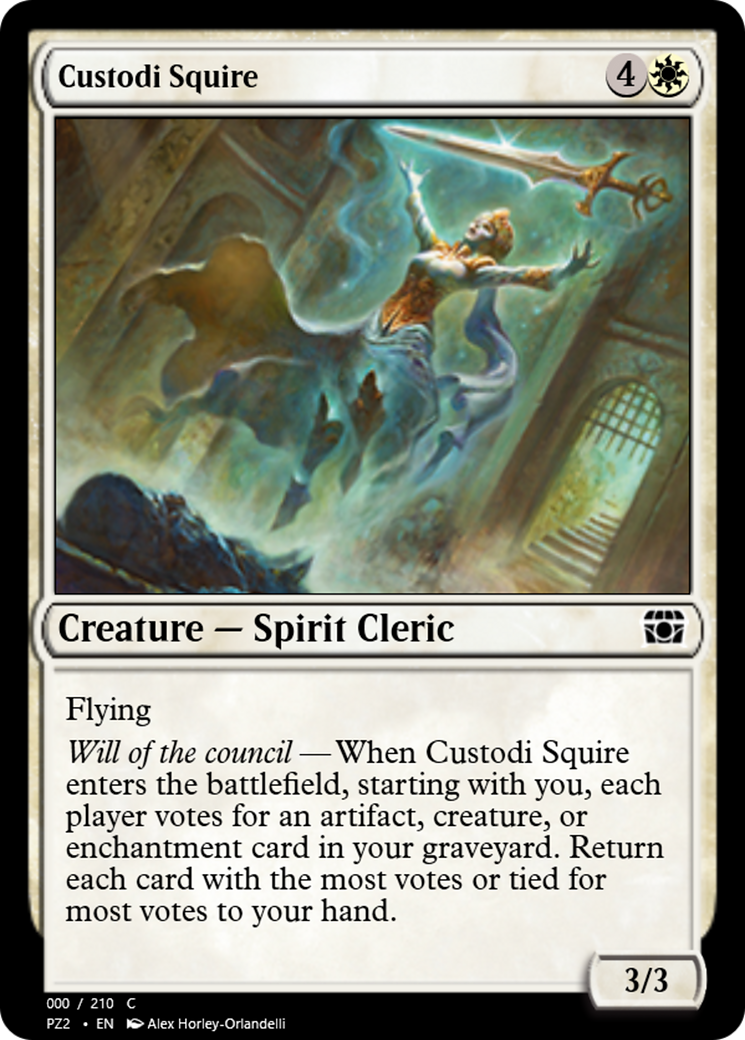 Custodi Squire  [Treasure Chest] Foil
