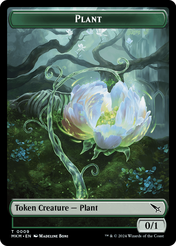 Plant  [Murders at Karlov Manor Tokens] Foil