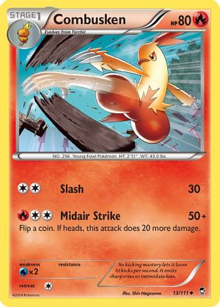 Combusken (13/111) [XY: Furious Fists] Reverse Holofoil