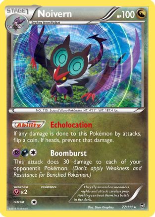Noivern (77/111) [XY: Furious Fists] Reverse Holofoil