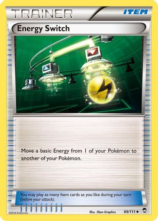 Energy Switch (89/111) [XY: Furious Fists] Reverse Holofoil
