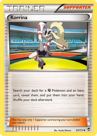 Korrina (95/111) [XY: Furious Fists] Reverse Holofoil