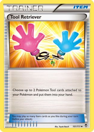 Tool Retriever (101/111) [XY: Furious Fists] Reverse Holofoil
