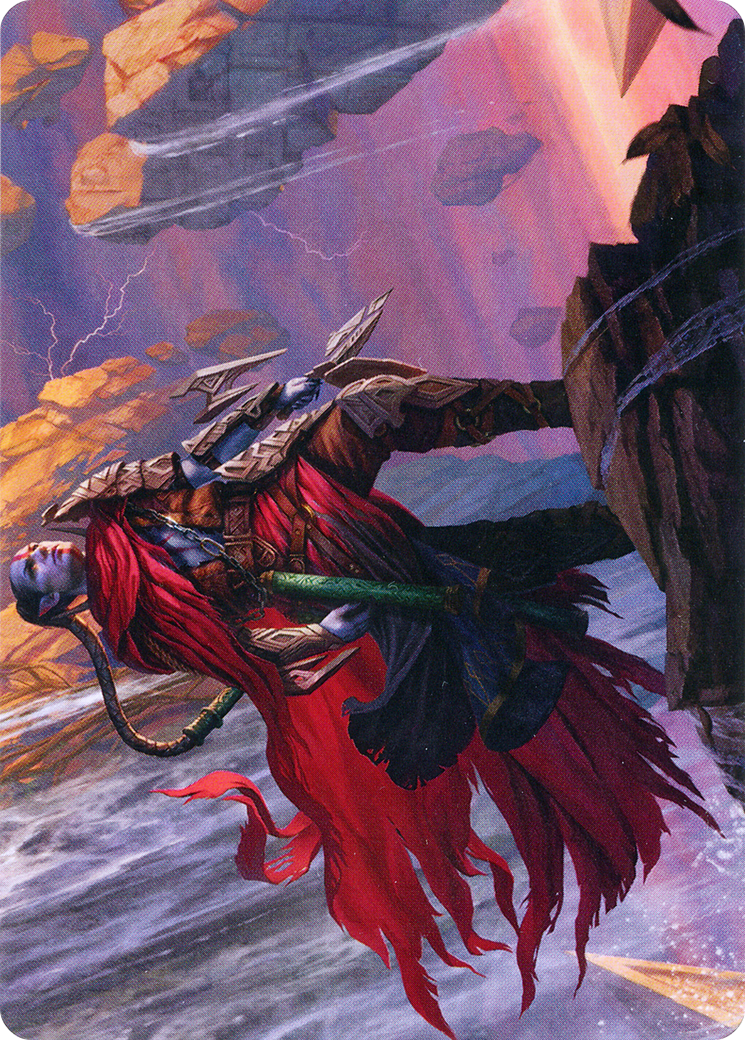 Anowon, the Ruin Thief // Anowon, the Ruin Thief  [Zendikar Rising Art Series] (Borderless) Foil