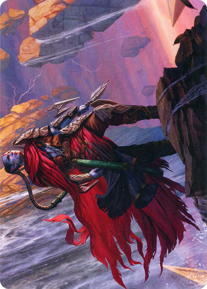 Anowon, the Ruin Thief // Anowon, the Ruin Thief  [Zendikar Rising Art Series] (Borderless) Foil