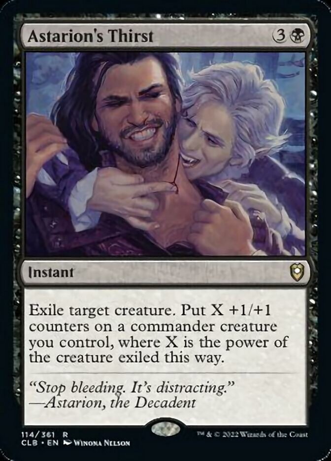 Astarion's Thirst [Commander Legends: Battle for Baldur's Gate] Foil