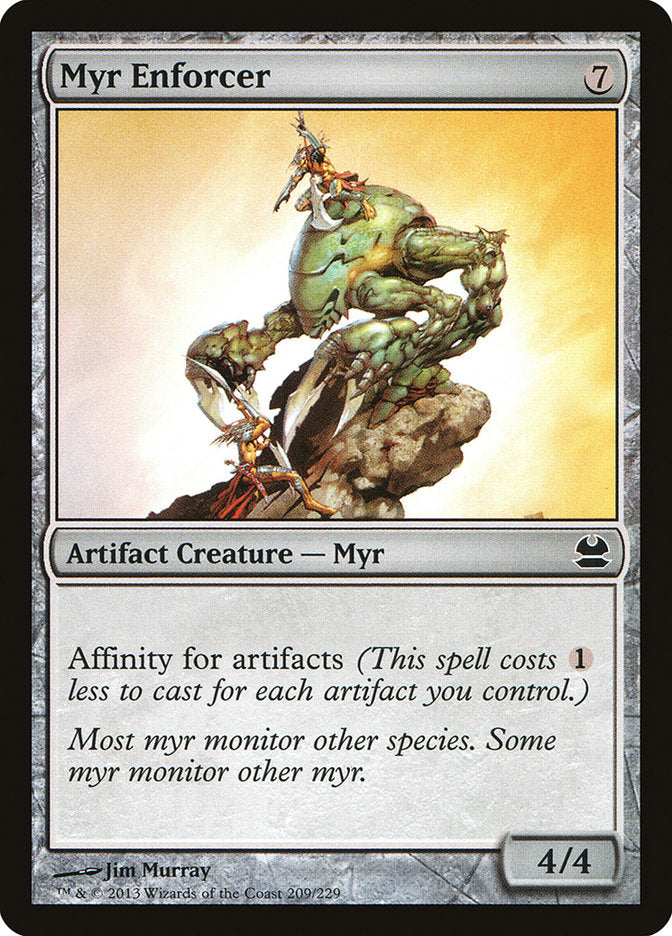Myr Enforcer [Modern Masters] Foil