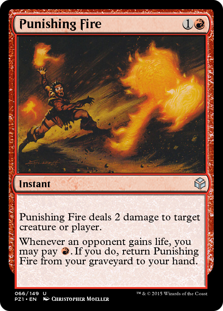 Punishing Fire  [Legendary Cube Prize Pack] Foil