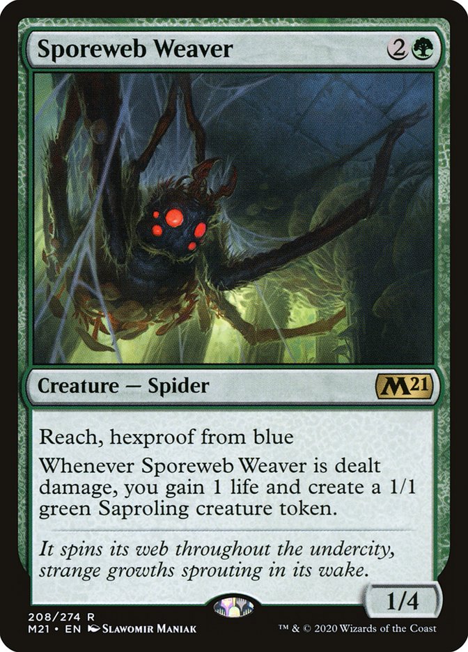 Sporeweb Weaver [Core Set 2021] Foil