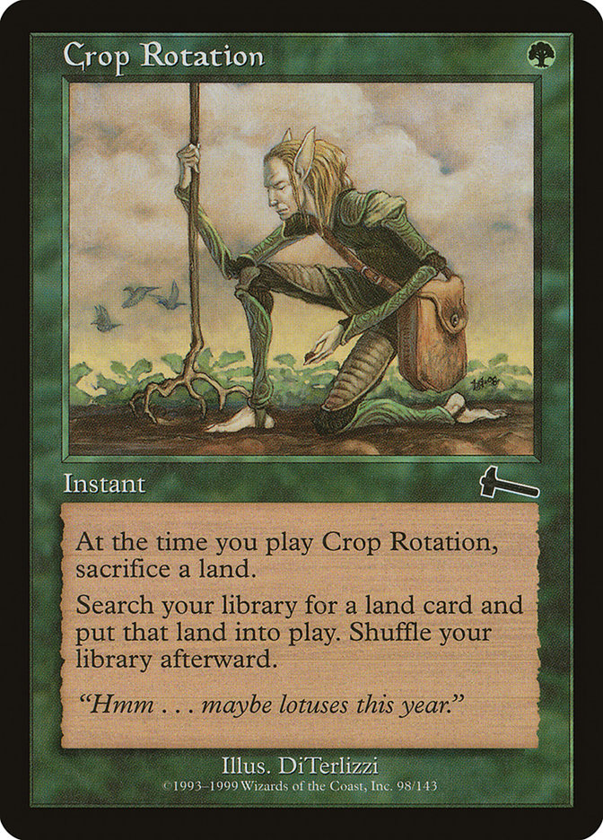 Crop Rotation [Urza's Legacy] Foil