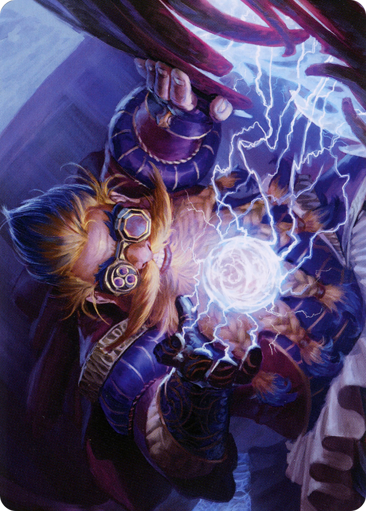 Storm-Kiln Artist // Storm-Kiln Artist  [Strixhaven Art Series] (Borderless) Foil