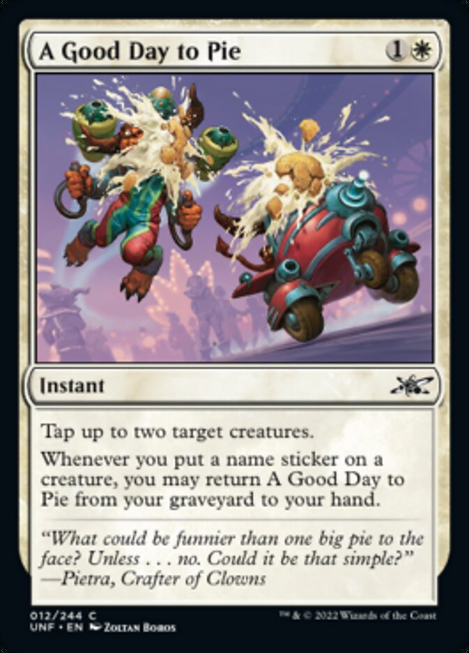 A Good Day to Pie [Unfinity] Foil