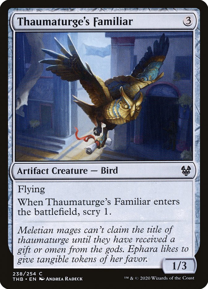 Thaumaturge's Familiar [Theros Beyond Death] Foil