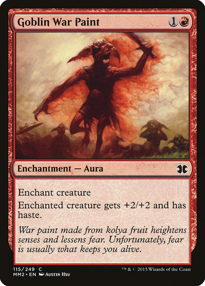 Goblin War Paint [Modern Masters 2015] Foil