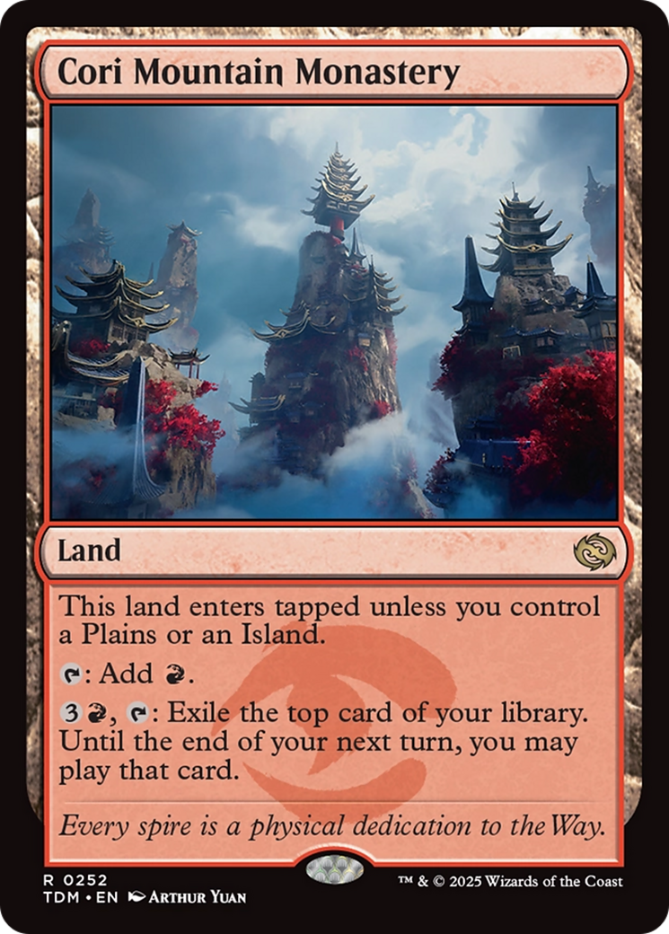Cori Mountain Monastery [Tarkir: Dragonstorm] Foil