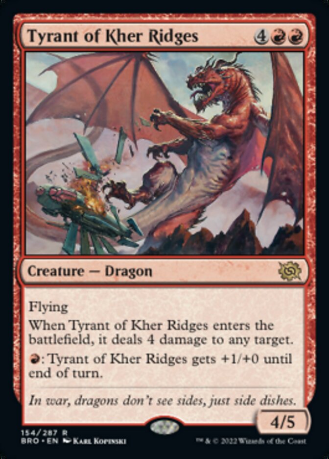 Tyrant of Kher Ridges [The Brothers' War] Foil