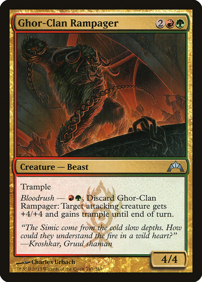 Ghor-Clan Rampager [Gatecrash] Foil