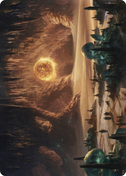 Plains // Plains  [Adventures in the Forgotten Realms Art Series] (Borderless) Foil