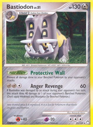 Bastiodon (21/123) [Diamond & Pearl: Mysterious Treasures] Reverse Holofoil