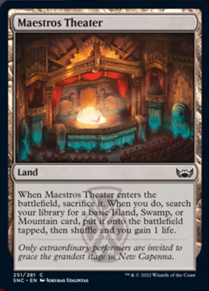 Maestros Theater [Streets of New Capenna] Foil