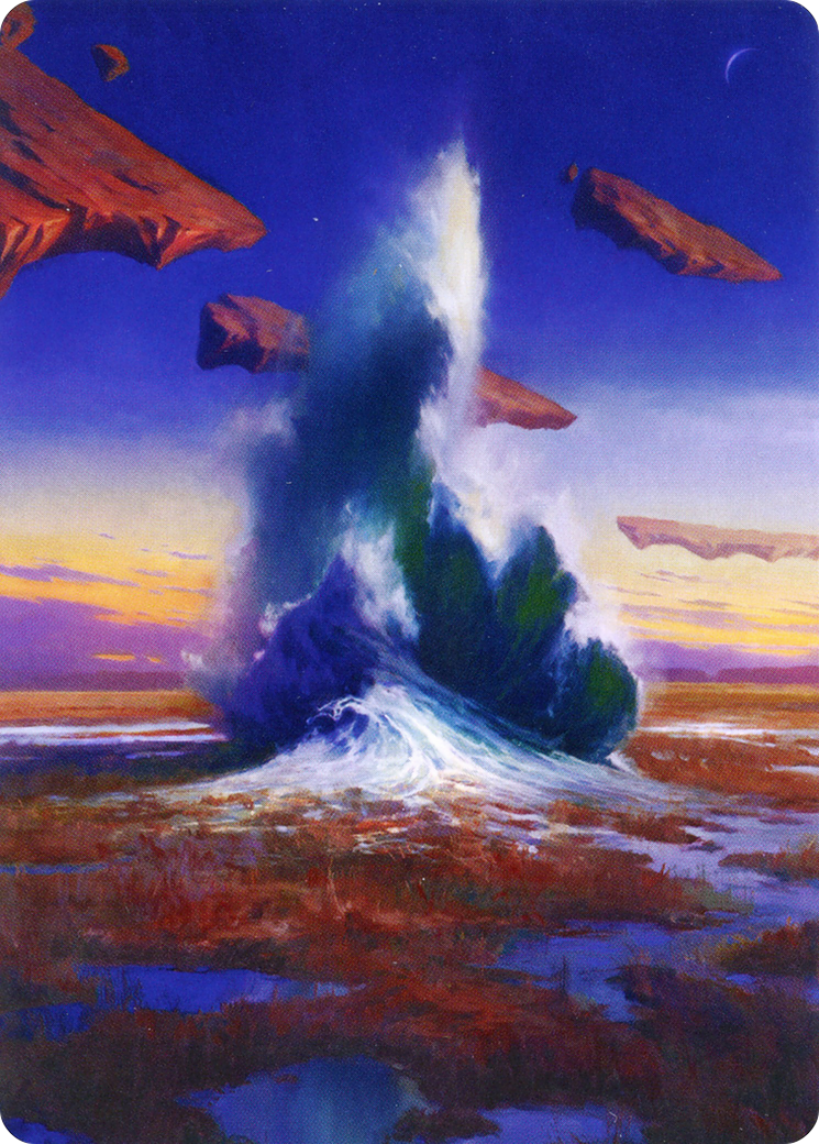 Flooded Strand // Flooded Strand  [Zendikar Rising Art Series] (Borderless)