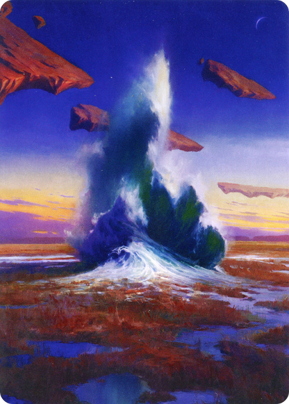 Flooded Strand // Flooded Strand  [Zendikar Rising Art Series] (Borderless)