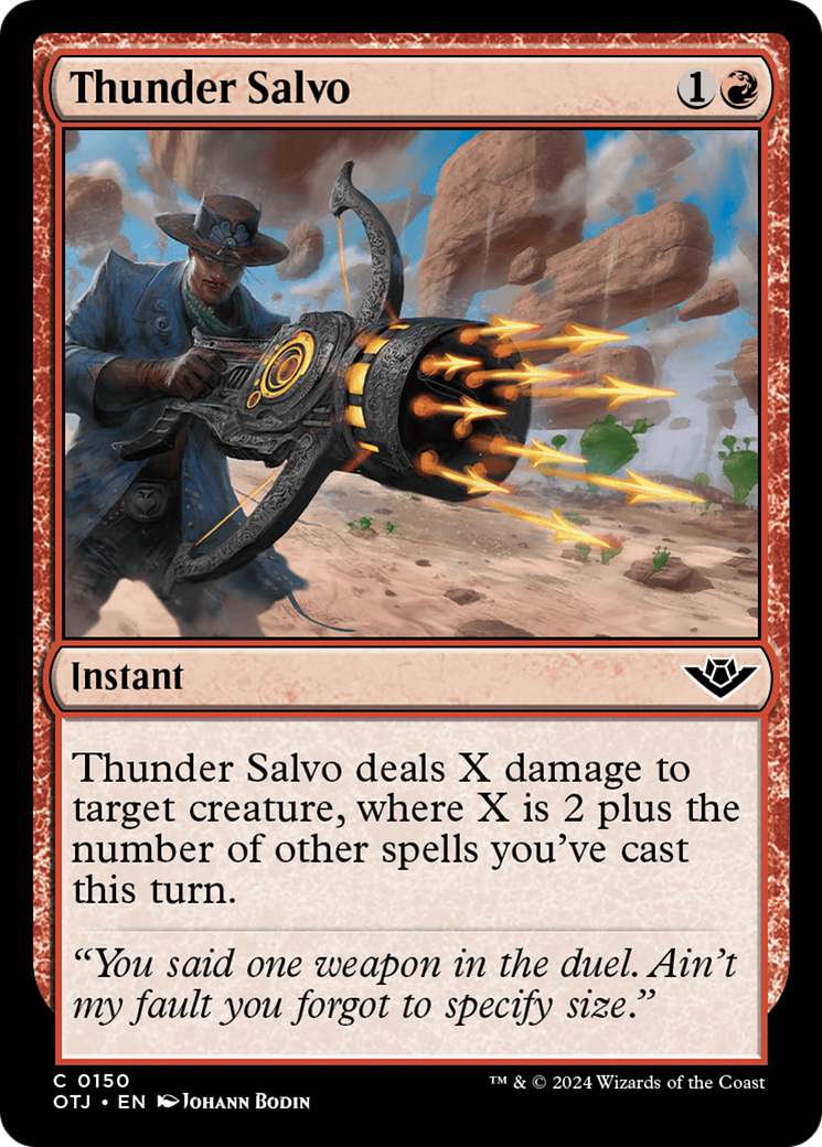 Thunder Salvo [Outlaws of Thunder Junction] Foil