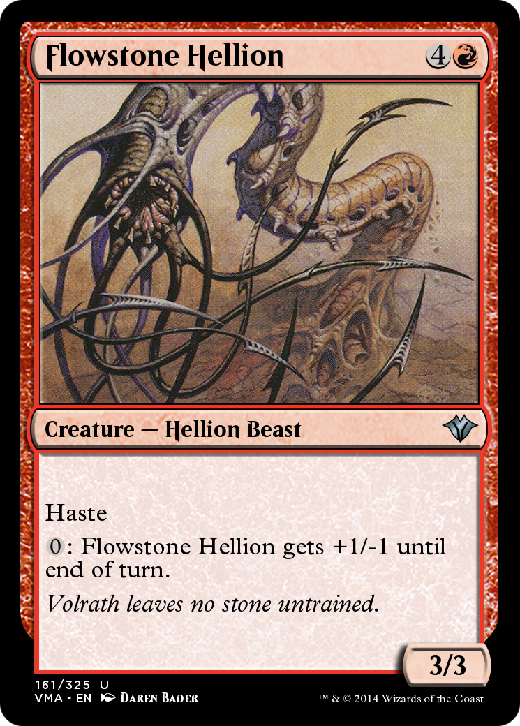 Flowstone Hellion  [Vintage Masters] Foil