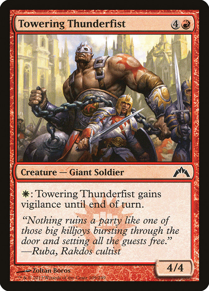 Towering Thunderfist [Gatecrash] Foil
