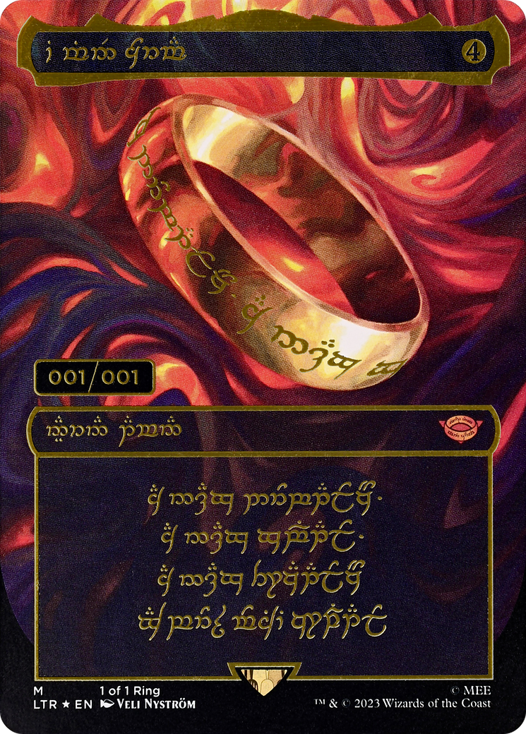 The One Ring  [The Lord of the Rings: Tales of Middle-earth] (Borderless) Foil