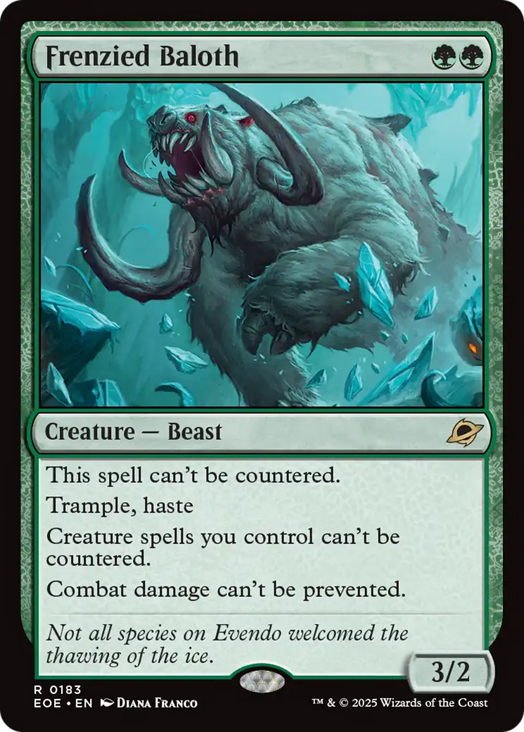 Frenzied Baloth [Edge of Eternities] Foil
