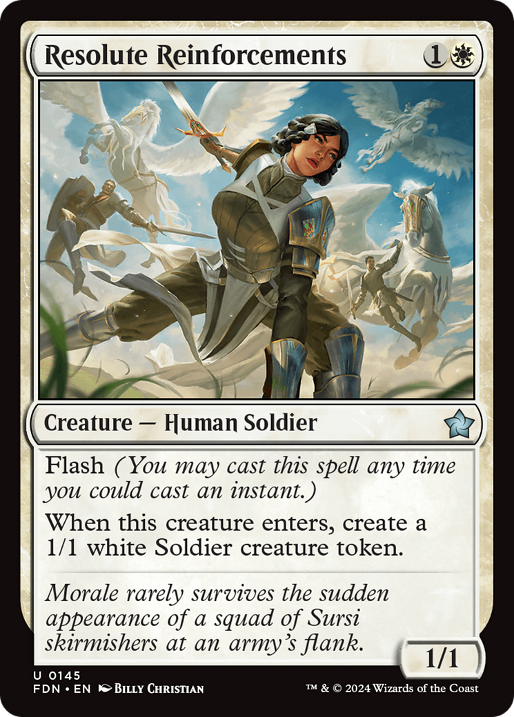 Resolute Reinforcements [Foundations] Foil