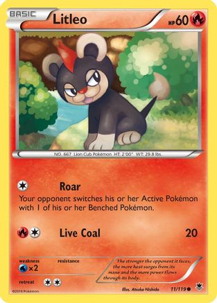 Litleo (11/119) [XY: Phantom Forces] Reverse Holofoil