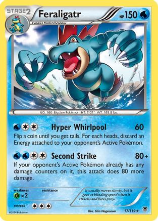 Feraligatr (17/119) [XY: Phantom Forces] Reverse Holofoil