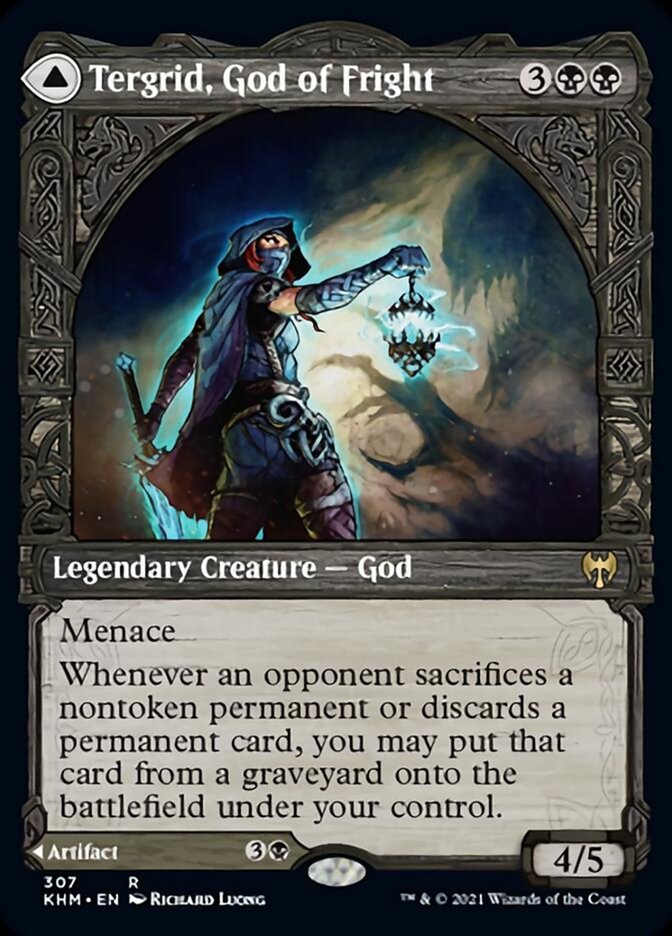 Tergrid, God of Fright // Tergrid's Lantern (Showcase) [Kaldheim] Foil