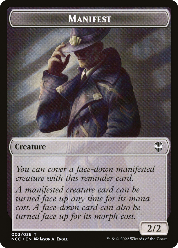 Manifest  [New Capenna Commander Tokens]
