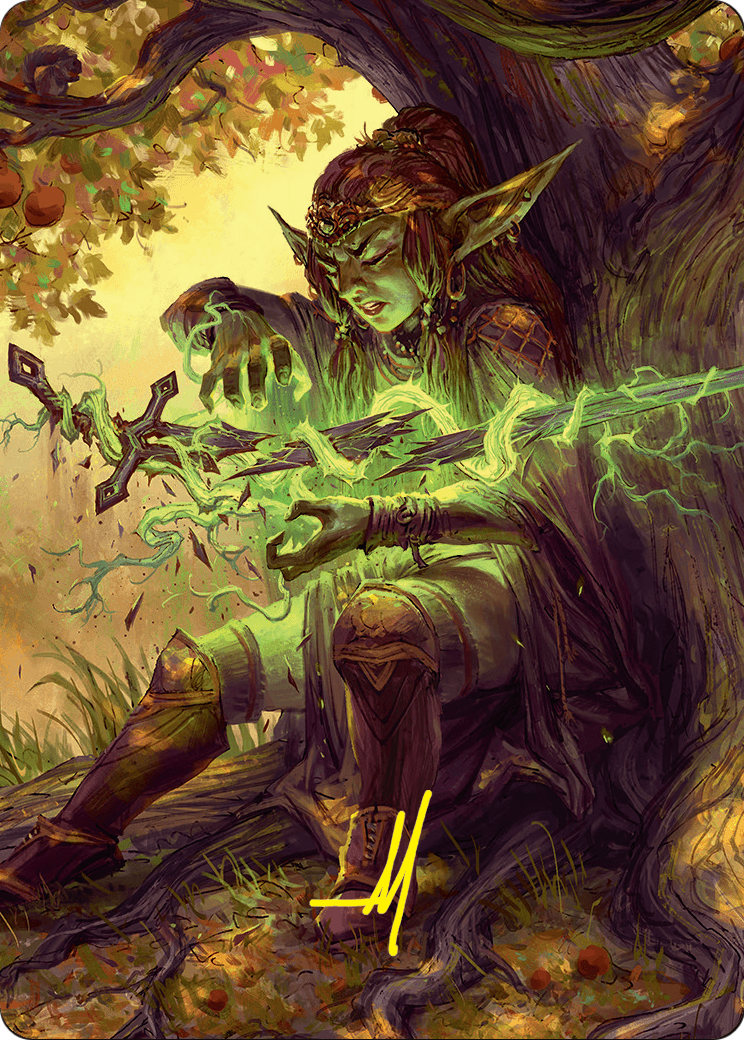 Reclamation Sage // Reclamation Sage  [Foundations Art Series] (Borderless) Foil