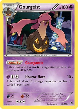 Gourgeist (45/119) [XY: Phantom Forces] Reverse Holofoil