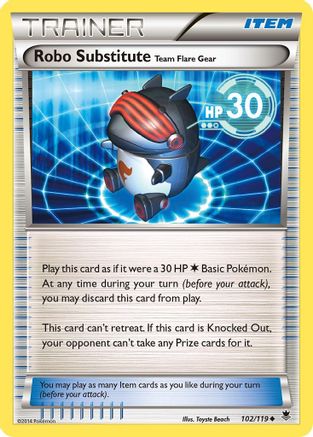 Robo Substitute Team Flare Gear (102/119) [XY: Phantom Forces] Reverse Holofoil