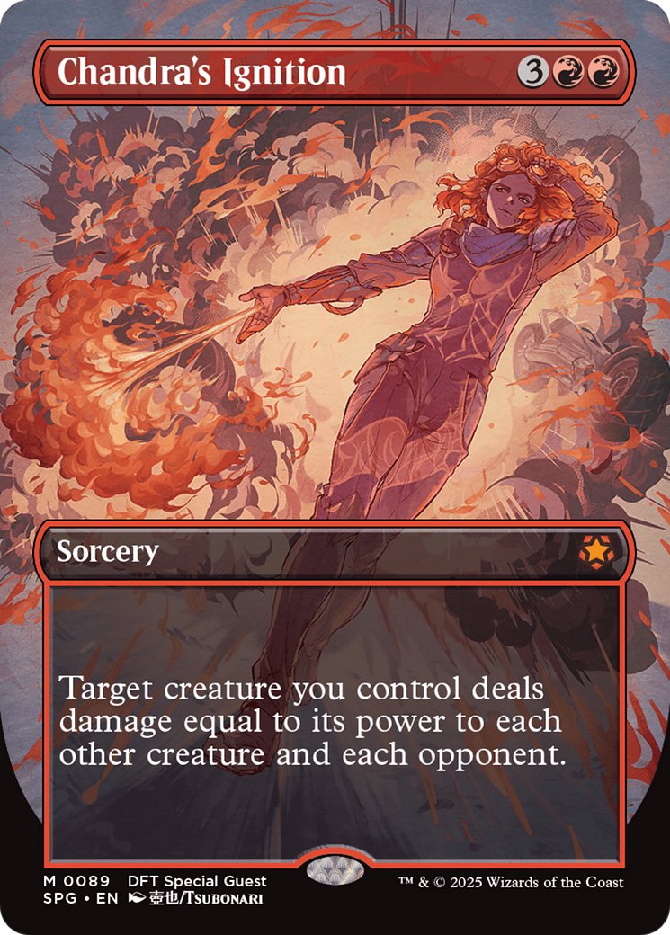 Chandra's Ignition (Borderless) [Aetherdrift Special Guests] Foil